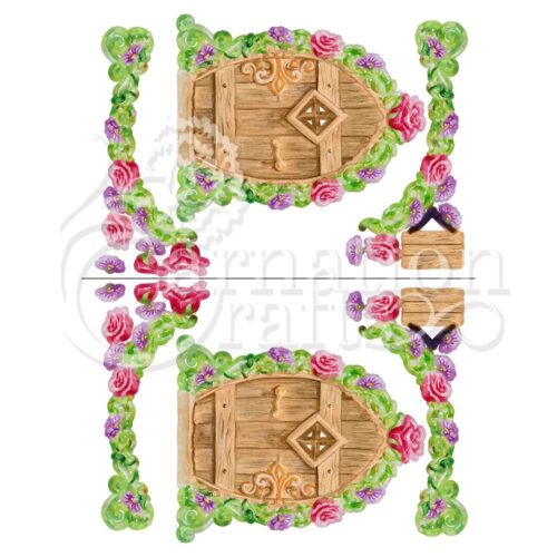 Carnation Crafts Fairy Door Vignette Downloads - Vignette 1