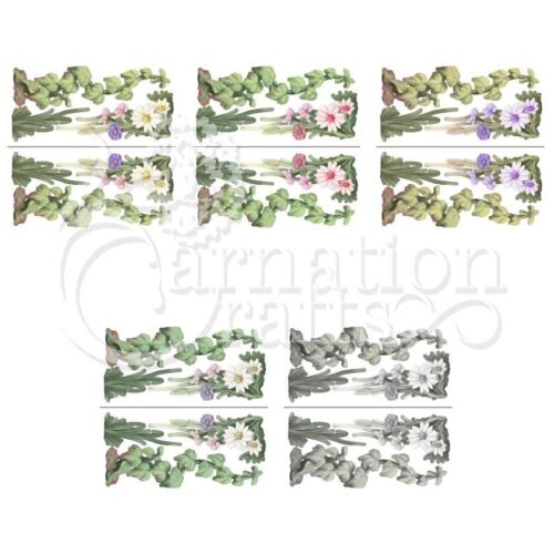 Carnation Crafts Wild Blooms Vignette Downloads