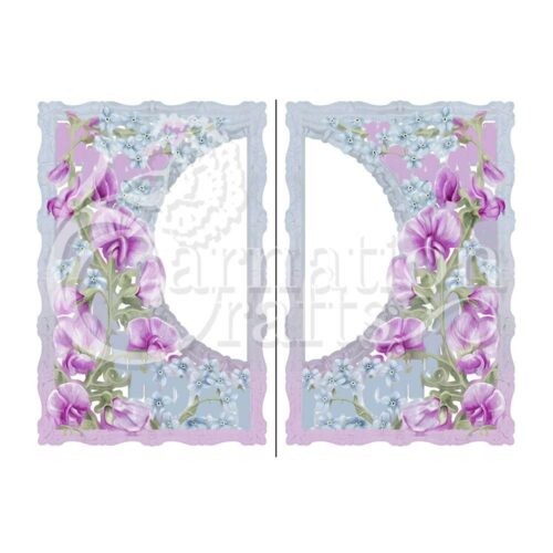 Carnation Crafts Floral Happy Birthday Vignette Downloads - Vignette 2