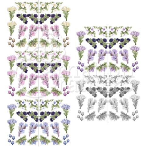Carnation Crafts Woodland Wild Flowers Vignette Downloads