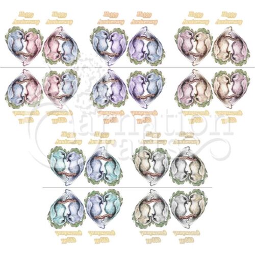 Carnation Crafts Love Birds Vignette Downloads