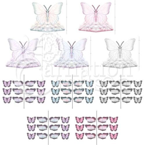 Carnation Crafts Butterfly 3D Card Shape Vignette Downloads