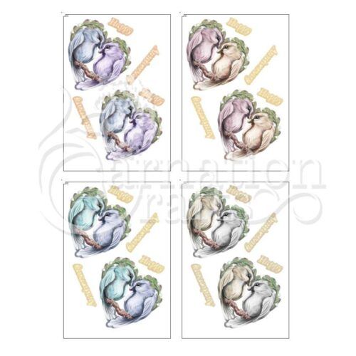 Carnation Crafts Charms Of Nature USB Love Birds Additional Vignette Downloads