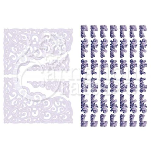Carnation Crafts Sweeping Card Shape Vignette Downloads - Vignette 2