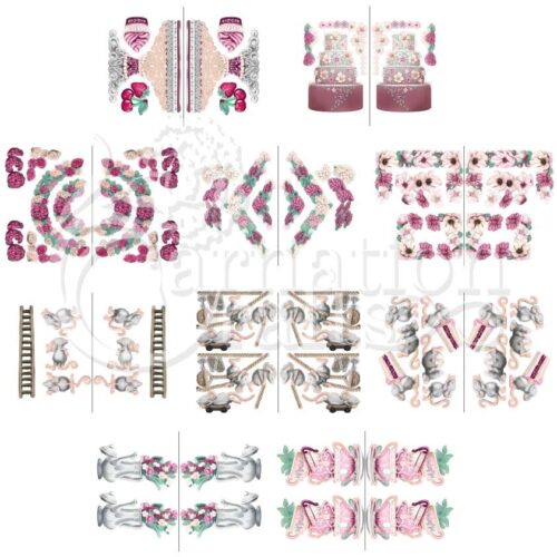 Carnation Crafts Naughty But Mice Complete Collection Original Colourway Vignette Download