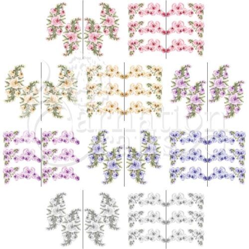Carnation Crafts Orchid Flourish Vignette Downloads