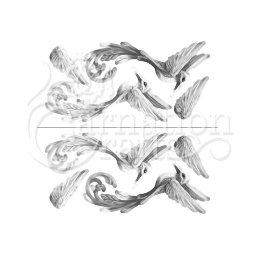 Carnation Crafts Hummingbirds Vignette Downloads - Vignette 5