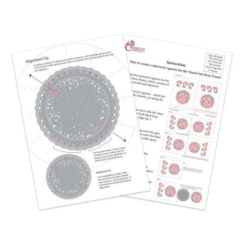 Carnation Crafts Stand Out Rose Frame Instructions
