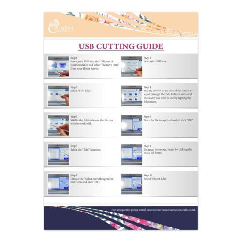 Carnation Crafts USB Cutting Instructions