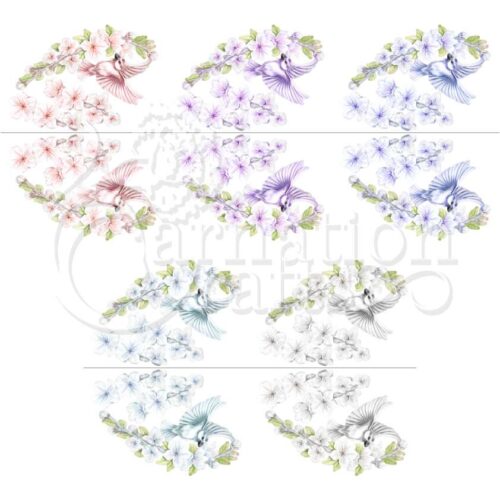 Carnation Crafts Feathered Fancy Vignette Downloads