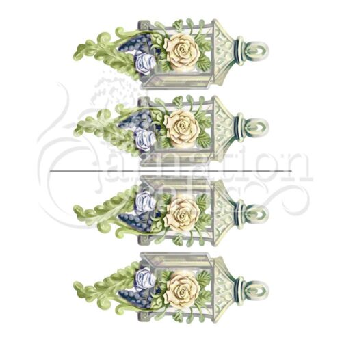 Carnation Crafts Floral Lantern Vignette Downloads - Vignette 5