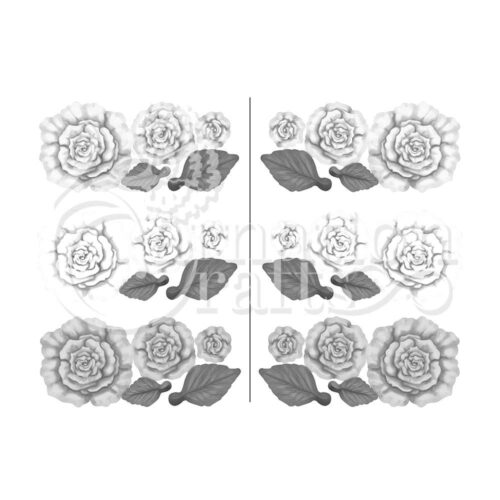 Carnation Crafts Vintage Dreams Vintage Blooms Vignette Downloads - Vignette 4