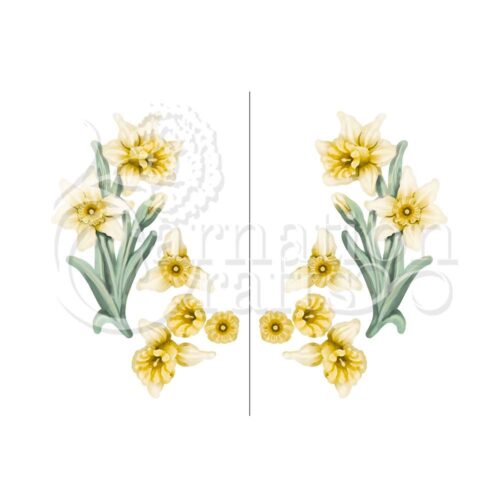 Carnation Crafts Dainty Daffodil Vignette Downloads - Vignette 1
