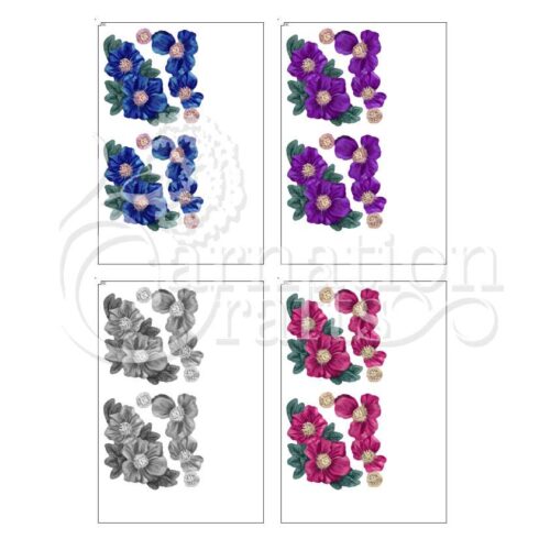 Carnation Crafts Carnation Christmas USB Christmas Rose Additional Vignette Downloads