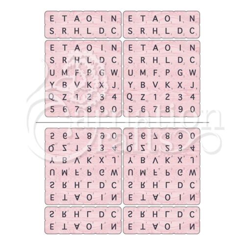Carnation Crafts Letter Tiles Vignette Downloads - Vignette 2