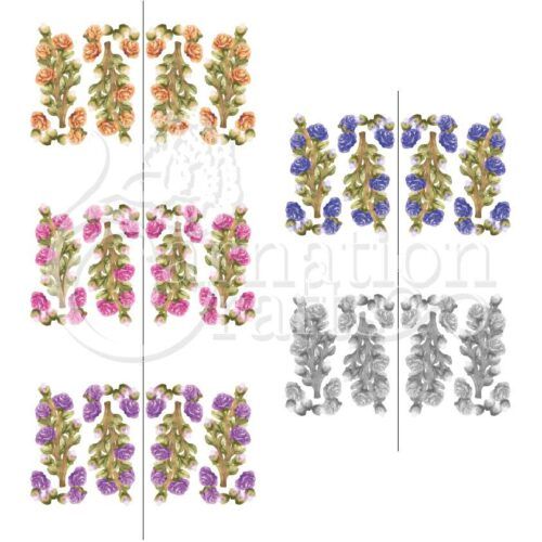 Carnation Crafts Ruddy Roses Vignette Downloads