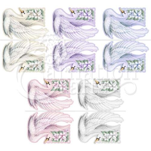Carnation Crafts Serene Swan Vignette Downloads