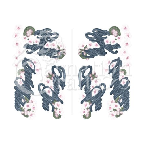 Carnation Crafts Said With A Flourish Vignette Downloads - Vignette 1