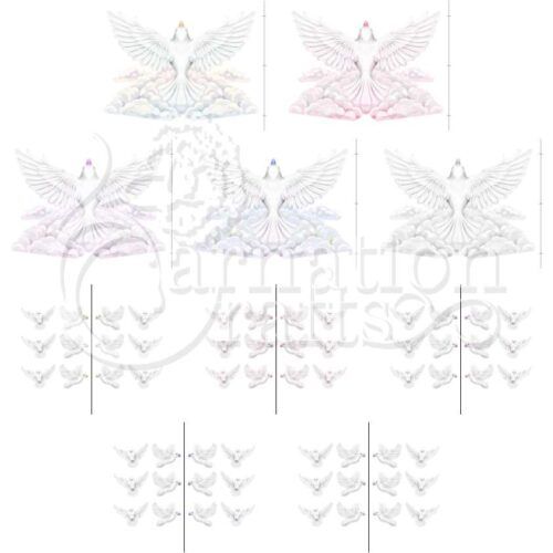 Carnation Crafts Soaring Dove 3D Card Shape Vignette Downloads