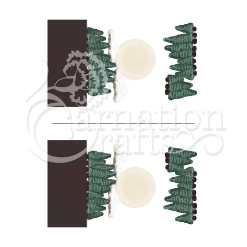 Carnation Crafts Over The Trees Vignette Downloads - Vignette 1
