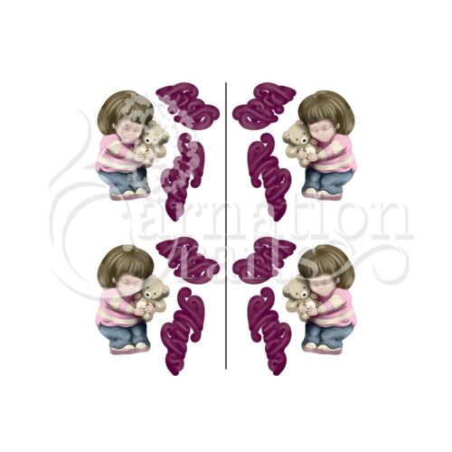 Carnation Crafts Hugs Vignette Downloads - Vignette 1
