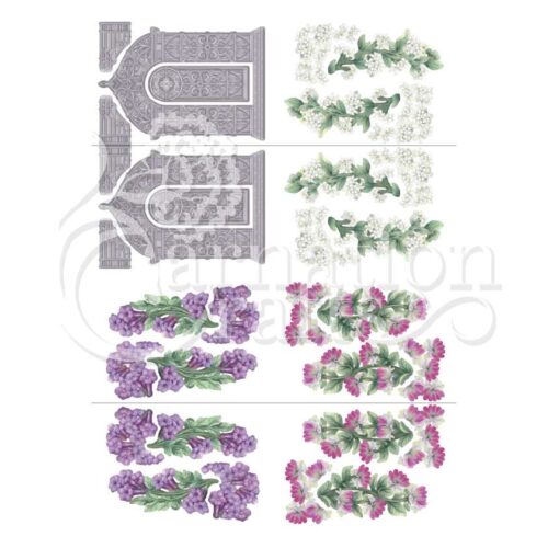 Carnation Crafts House Of Flowers Collection Original Colourway Vignette Download