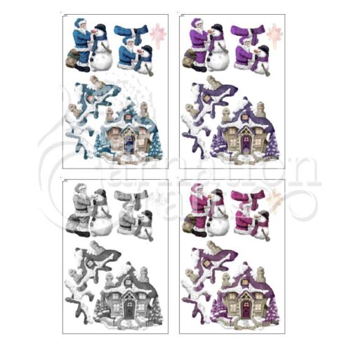 Carnation Crafts Carnation Christmas USB Christmas Cottage Additional Vignette Downloads
