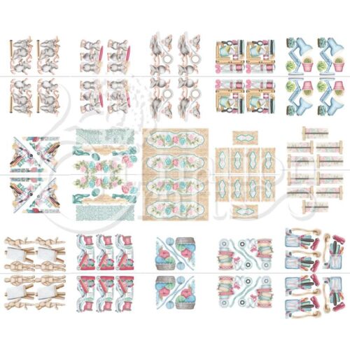 Carnation Crafts Crafty Little Things Collection Original Colourway Vignette Download