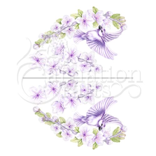 Carnation Crafts Feathered Fancy Vignette Downloads - Vignette 2