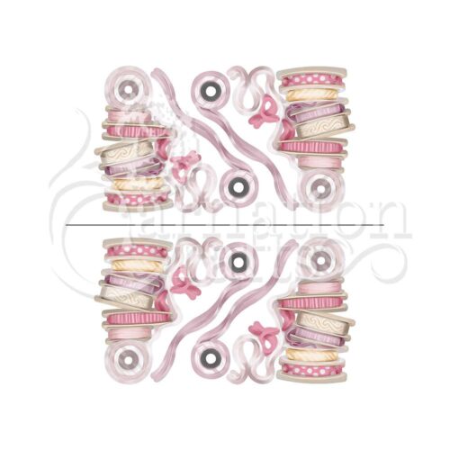Carnation Crafts Reels of Ribbon Vignette Downloads - Vignette 2