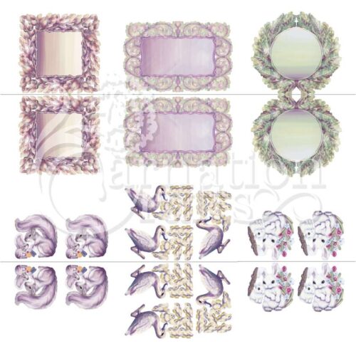 Carnation Crafts Misty Morning Frame Collection Original Colourway Vignette Download