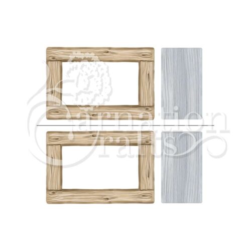 Carnation Crafts Rustic Frame Vignette Downloads - Vignette 1