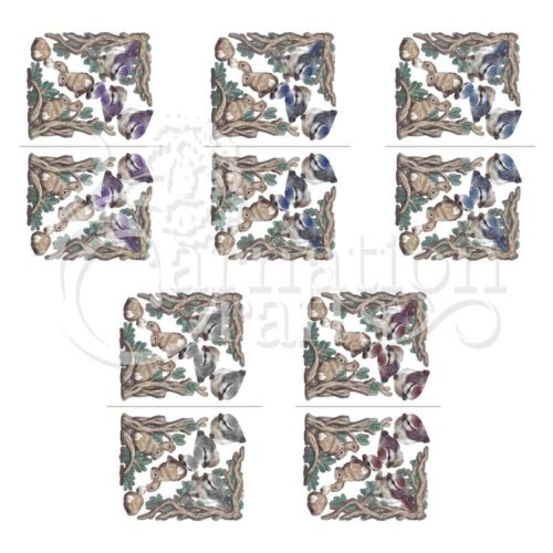Carnation Crafts Woodland Corners Vignette Downloads