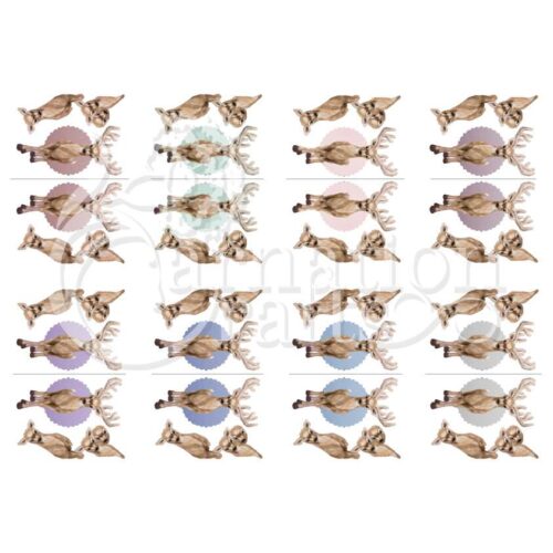 Carnation Crafts White Tail Vignette Downloads - Vignette 1 - 8