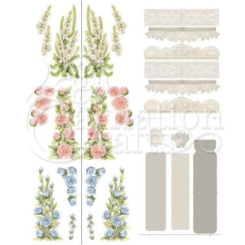 Carnation Crafts Floral Pillar Collection Original Colourway Download