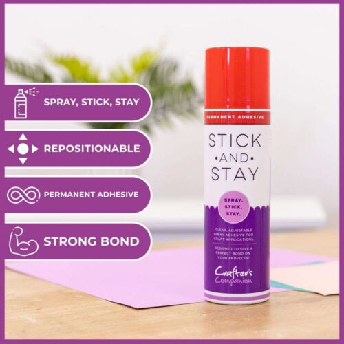 Crafters Companion Stick and Stay Mounting Adhesive (RED CAN)