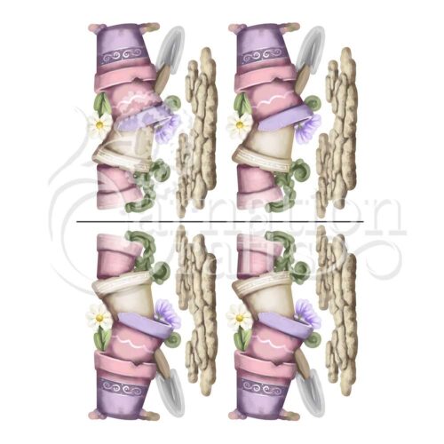 Carnation Crafts Cracks & Pots Vignette Downloads - Vignette 1
