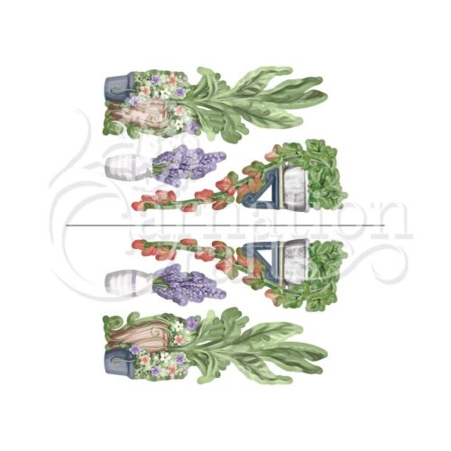 Carnation Crafts Fresh Flora Vignette Downloads - Vignette 1