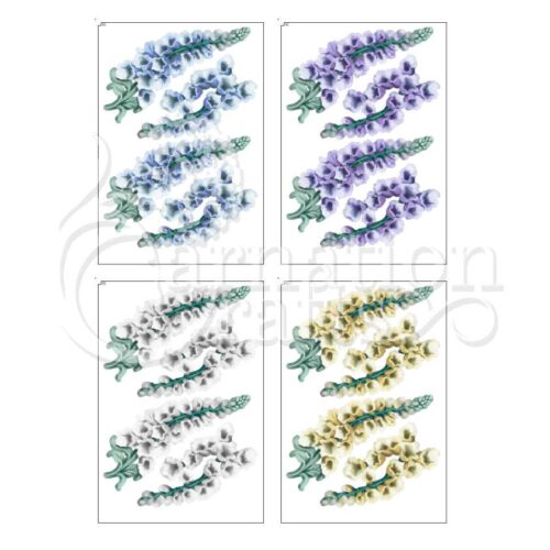 Carnation Crafts Happy & Heartfelt USB Foxgloves Additional Vignette Downloads