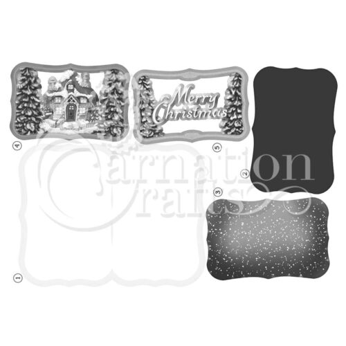 Carnation Crafts Merry Christmas Quick Card Vignette Downloads - Vignette 4