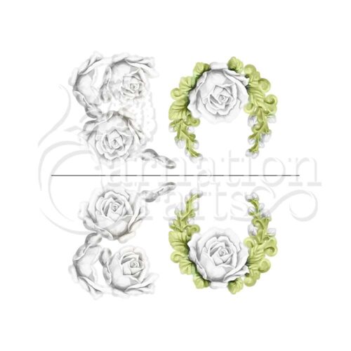 Carnation Crafts Remembrance Rose Vignette Downloads - Vignette 4