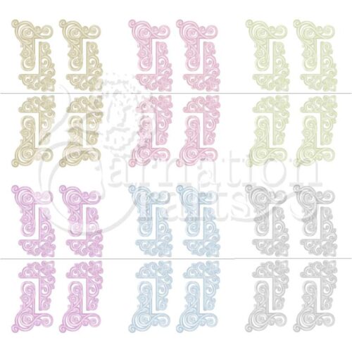 Carnation Crafts Elegant Flourish Corners Vignette Downloads