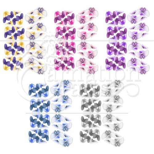 Carnation Crafts Butterfly Cascade Vignette Downloads
