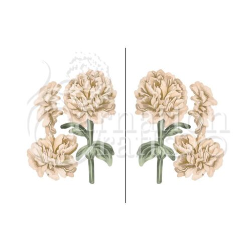 Carnation Crafts Peony Vignette Downloads - Vignette 4