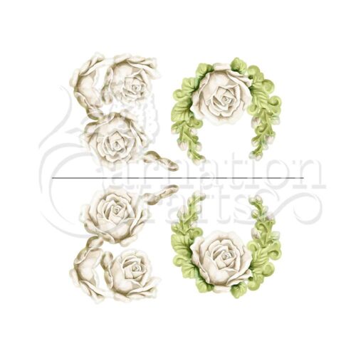 Carnation Crafts Remembrance Rose Vignette Downloads - Vignette 1