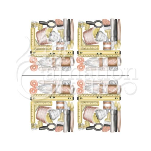 Carnation Crafts Tools of the Trade Vignette Downloads - Vignette 3