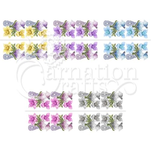 Carnation Crafts Drop Of Flora Vignette Downloads