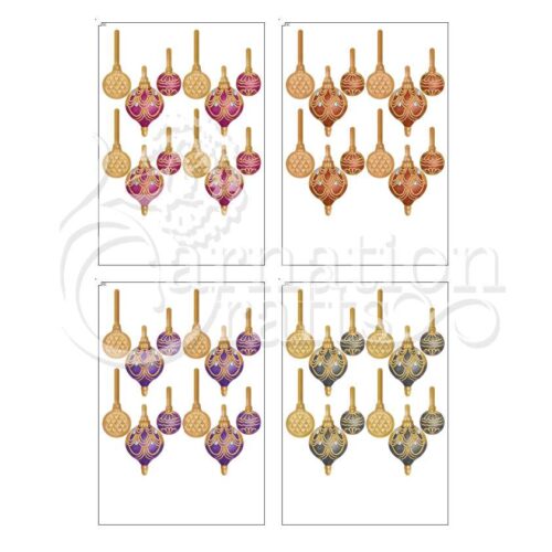 Carnation Crafts Carnation Christmas USB Baubles Additional Vignette Downloads