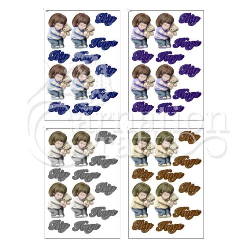 Carnation Crafts Character & Charm USB Big Hugs Additional Vignette Downloads