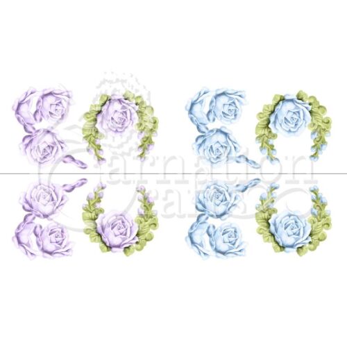 Carnation Crafts Remembrance Rose Vignette Downloads - Bonus Vignettes